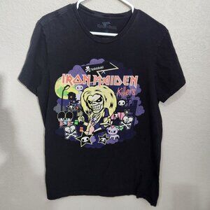 Tokidoki Iron Maiden Killers 2017 Black L Large T-Shirt Metal Band Music